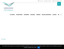 Tablet Screenshot of courants-porteurs.com